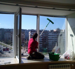 Мытье окон в однокомнатной квартире Горнозаводск